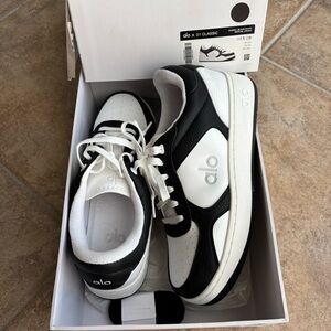 Alo 01 classic recovery Black and White Sneakers
